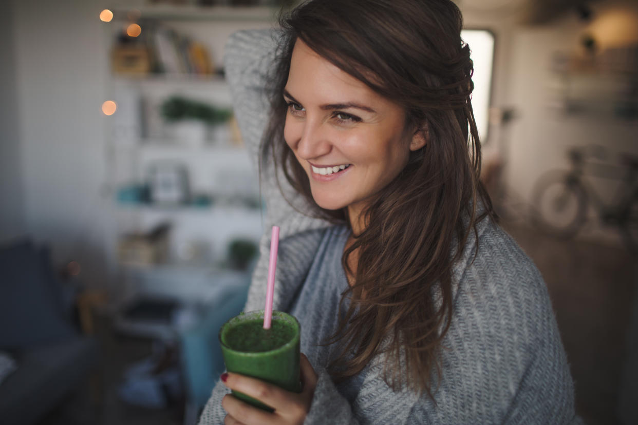 Women are embracing natural beauty and comfy clothes during quarantine. (Photo: Getty Images) 