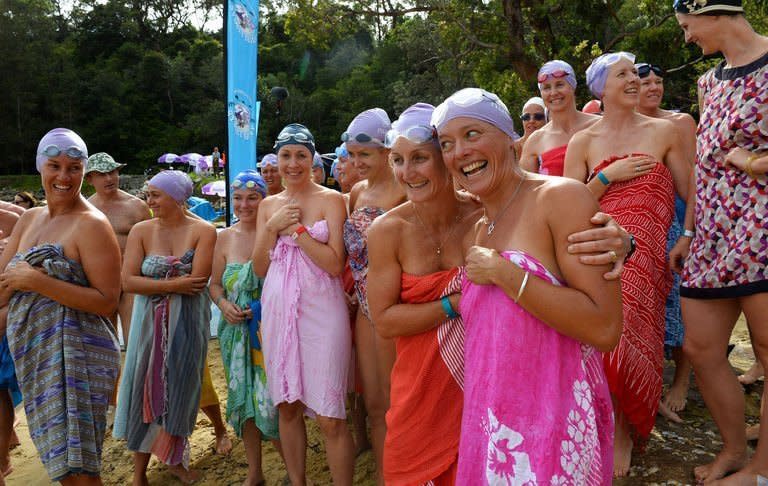 Ocean Swimming Goes Nude In Australia
