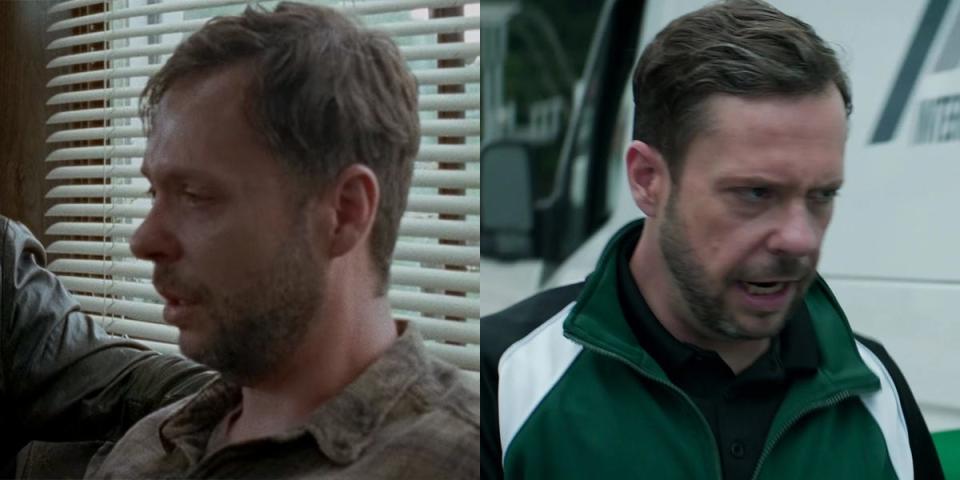 Freddie on "TWD" and a truck driver in "Captain America: Civil War."