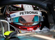 Formula One - Japanese Grand Prix - Suzuka Circuit, Suzuka, Japan - October 6, 2018. Mercedes' Lewis Hamilton during practice. REUTERS/Issei Kato