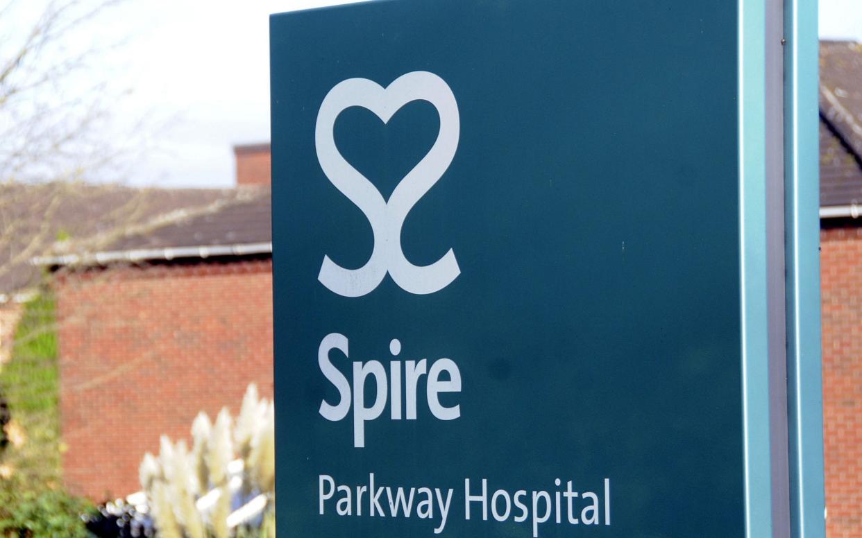 Spire Healthcare has been fined £1.2m over the incident, although it did not financially benefit - David Jones/PA 