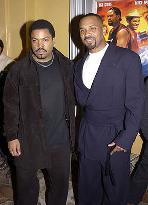 Ice Cube and Mike Epps at the LA premiere of All About The Benjamins