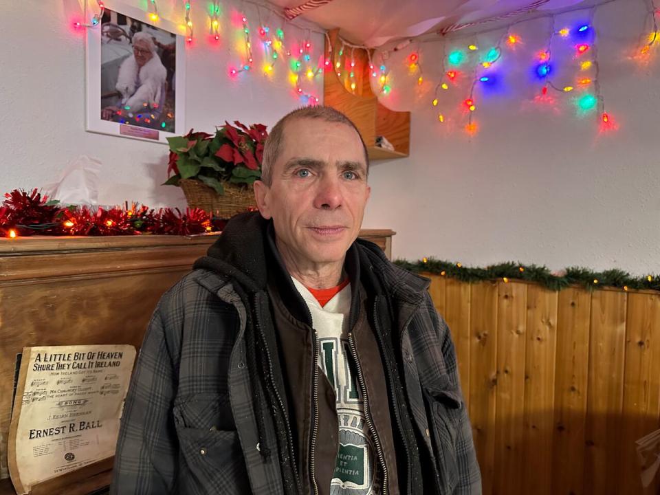 Bob Close at the Sign Post Senior's Centre in Watson Lake, Yukon.