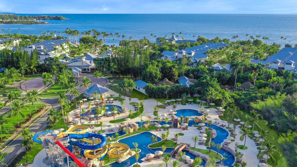 Aerial view of Hilton La Romana Resort &amp; Water Park, Punta Cana