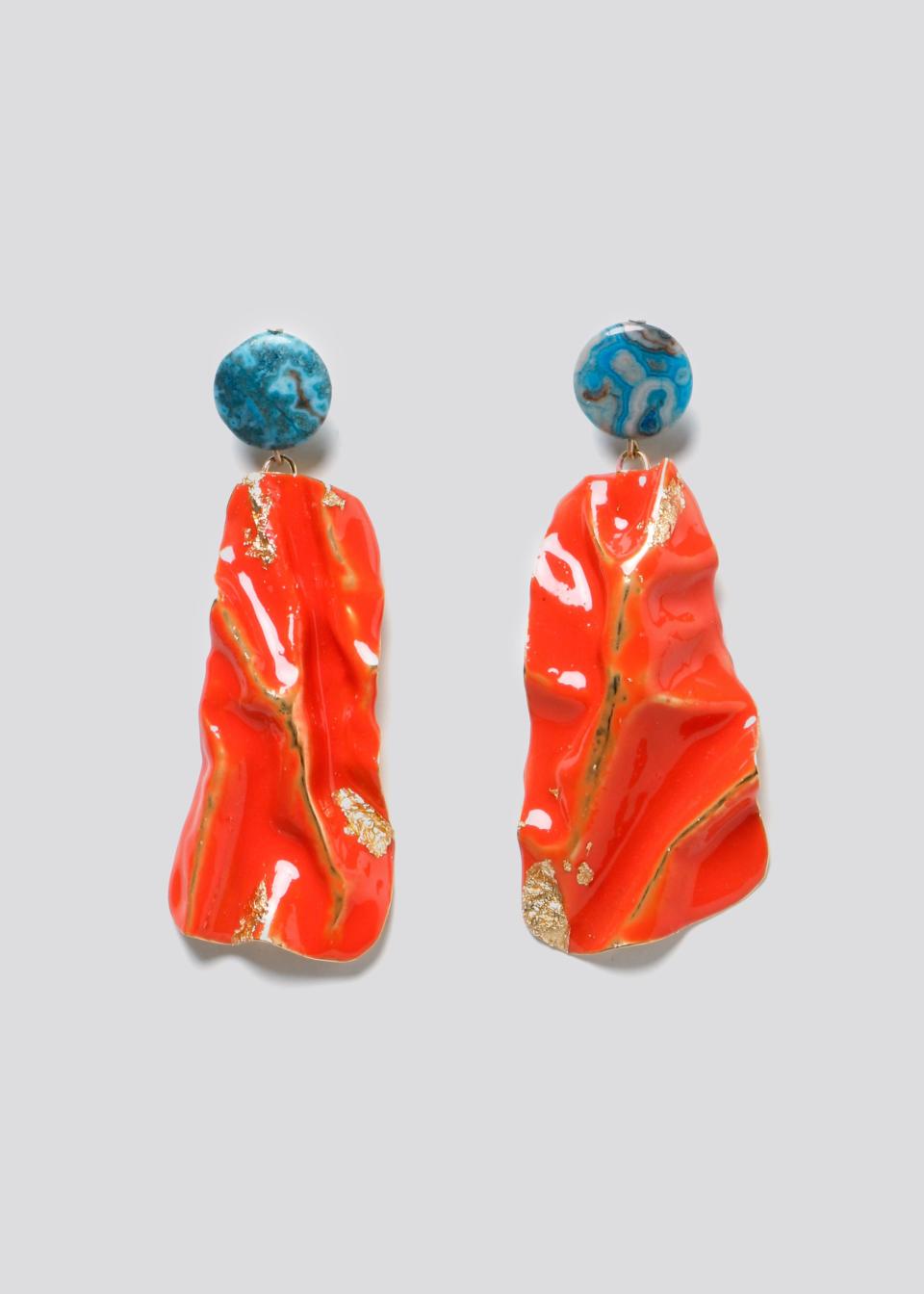 Rachel Comey mixed metal earrings (£335)