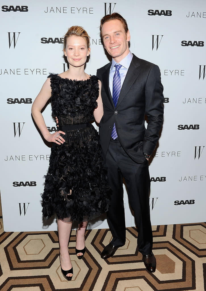 Jane Eyre 2011 NYC Premiere Mia Wasikowska Michael Fassbender