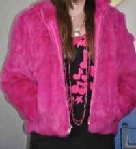 The newest fall fashion staple is... a fluffy hot pink coat? If this doesn't scream high-fashion, we don't know what does.  http://seattle.craigslist.org/skc/for/3262332006.html