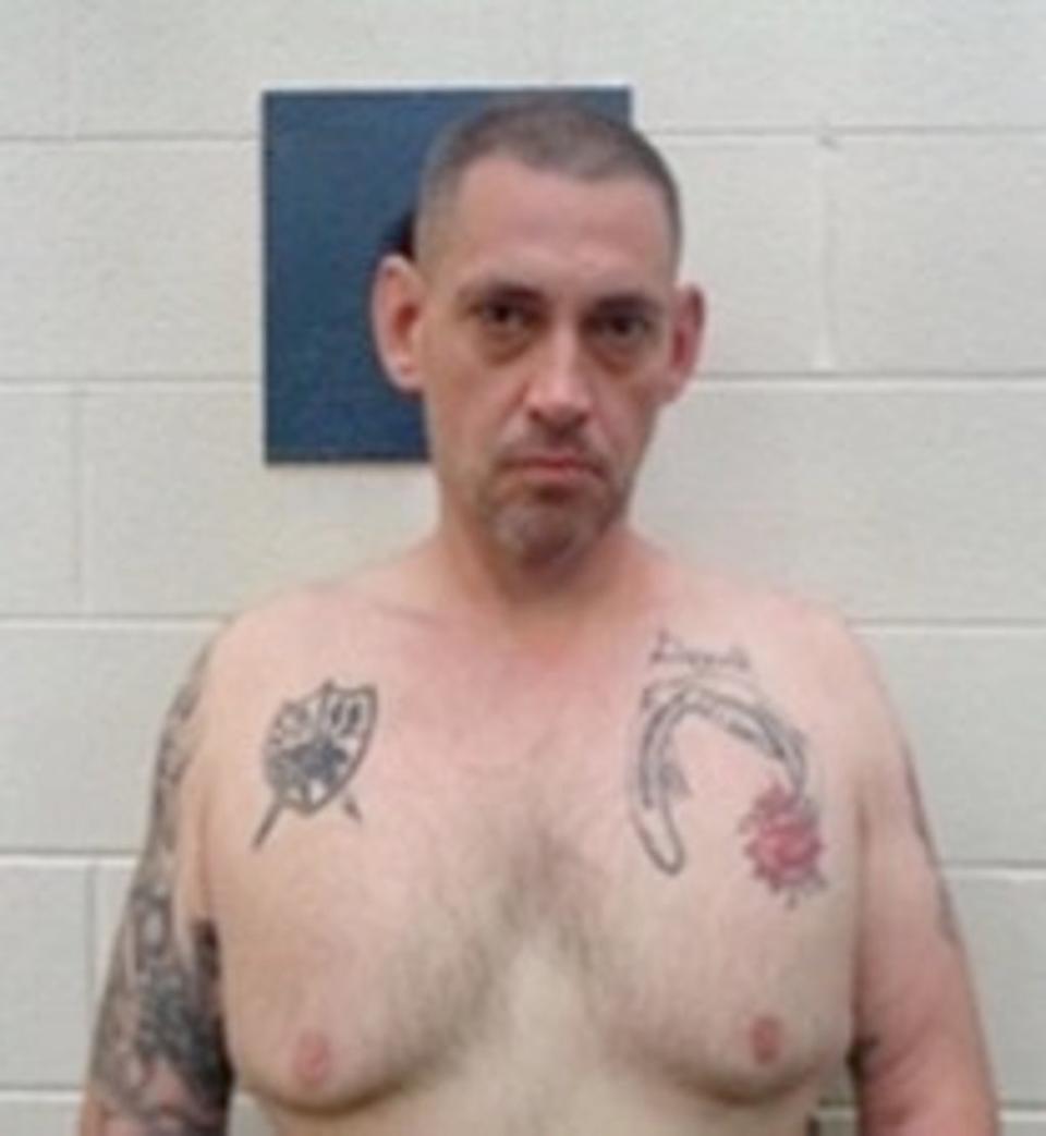 US Marshals Service released new images of Casey Cole White’s distinctive tattoos (US Marshals Service)