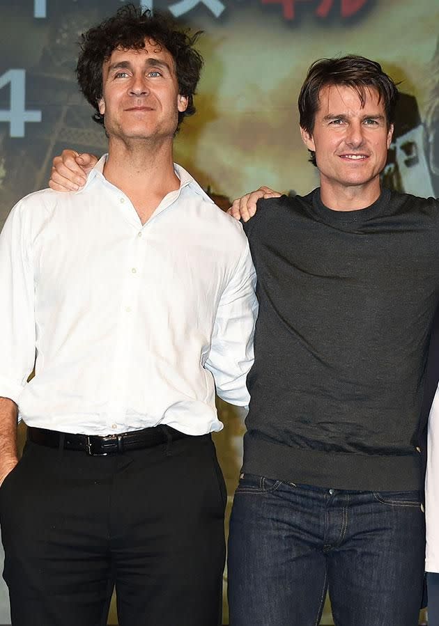 Tom and the film's director Doug Liman were named in the lawsuit. The two pictured together. Source: Getty