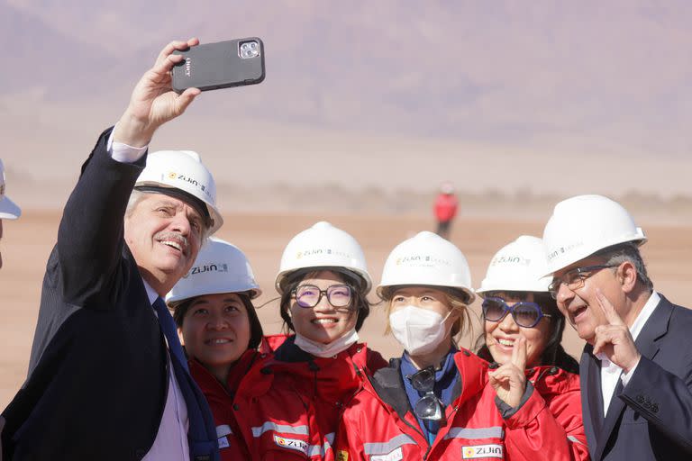 El Presidente Alberto Fernández recorrió recientemente el proyecto minero de litio Tres Quebradas en Catamarca