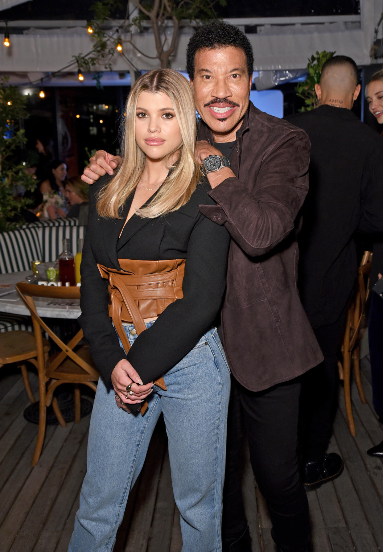 Sofia Richie and Lionel Richie  (Presley Ann / Getty Images)