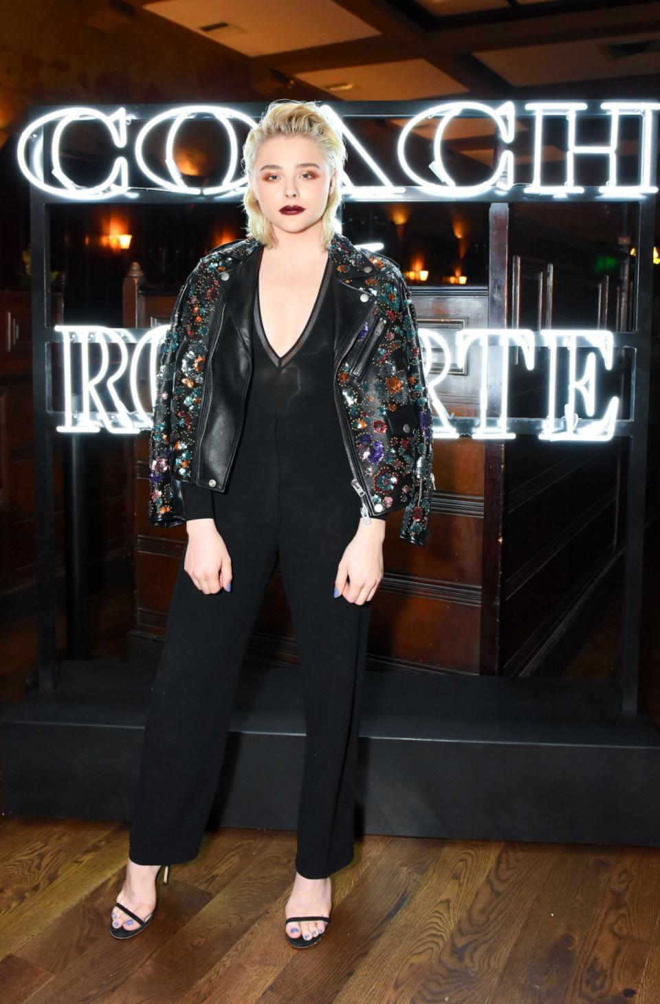 HIT: Chloe Grace Moretz at a Coach & Rodarte dinner