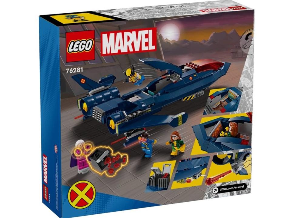 LEGO X-Jet X-Men '97 packaging art. 