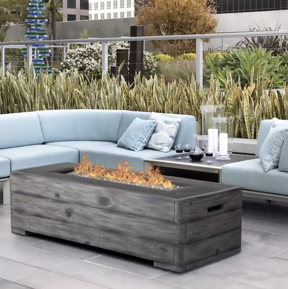 5) Propane Gas Fire Pit Table