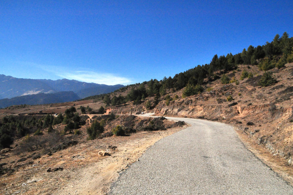 <p>The pass at Bumthang.</p>