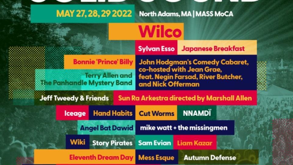 solid sound 2022 lineup poster festival wilco japanese breakfast sylvan esso