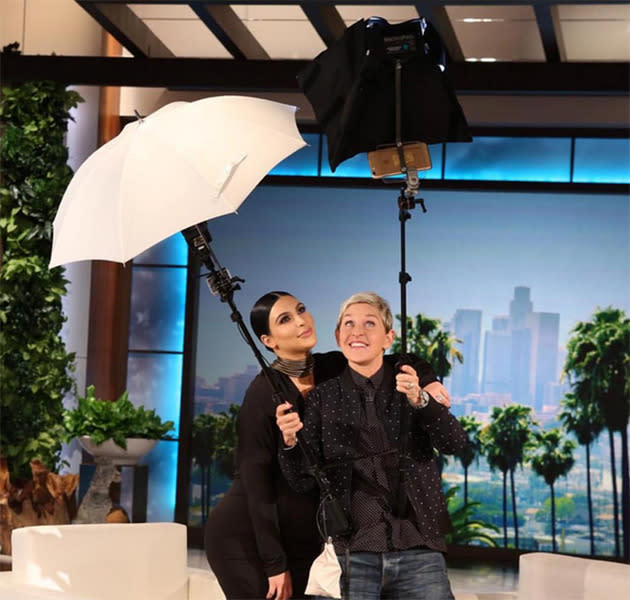 Kim Kardashian & Ellen DeGeneres