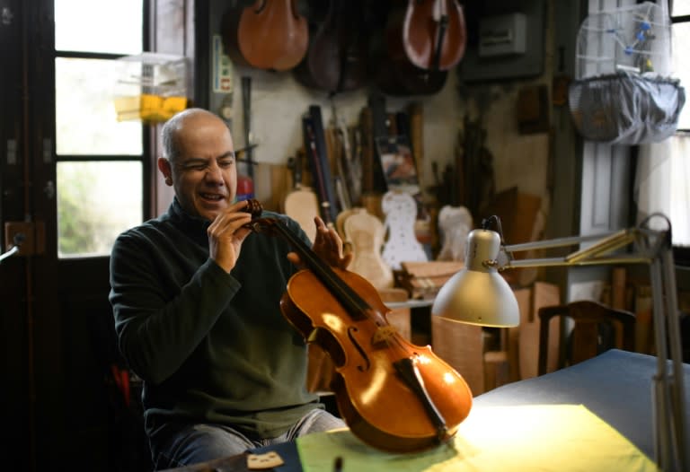 Joaquim Capela, 51, could be the last in his family to run their luthier business as his own son wants to become a surgeon instead