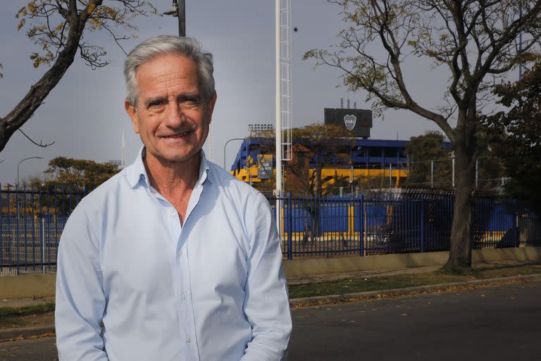 Andres Ibarra, candidato a presidente de Boca, con un proyecto que intenta llegar a un récord de espectadores