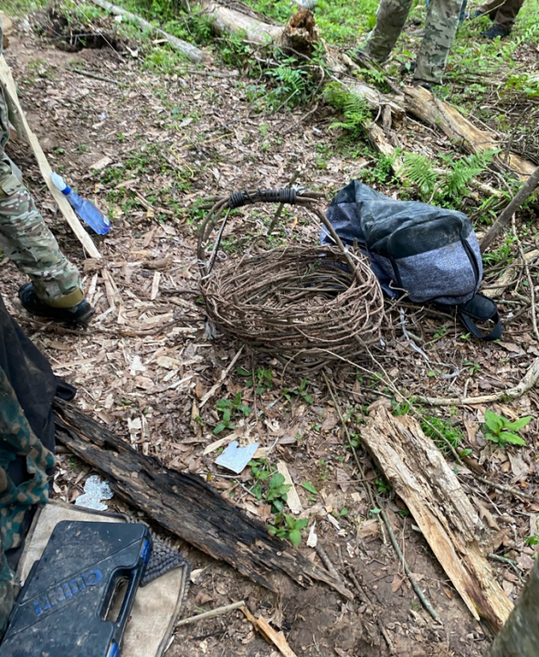 A wanted man was found in the Louisiana swamp after investigators got a tip. (US Marshals Service)