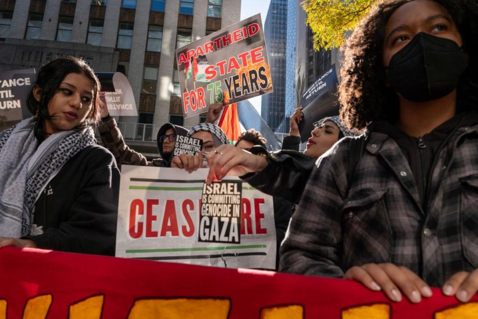 Academics and activists at US universities who are critical of Israel say they frequently face unfair public demonisation (Getty Images)