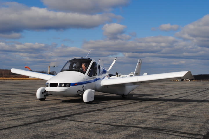 It’s described as a ‘roadable plane’ (Picture Terrafugia)