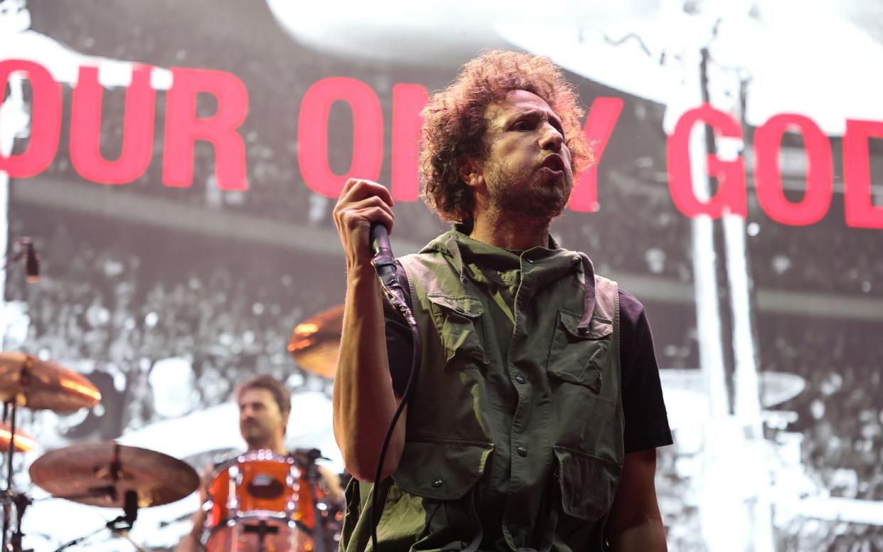 Rage Against The Machine werden nach Angaben ihres Schlagzeugers nie wieder auf einer Live-Bühne zu sehen sein. (Bild: Theo Wargo / Getty Images)