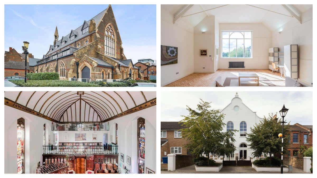 Striking church conversions on the market now (ES)