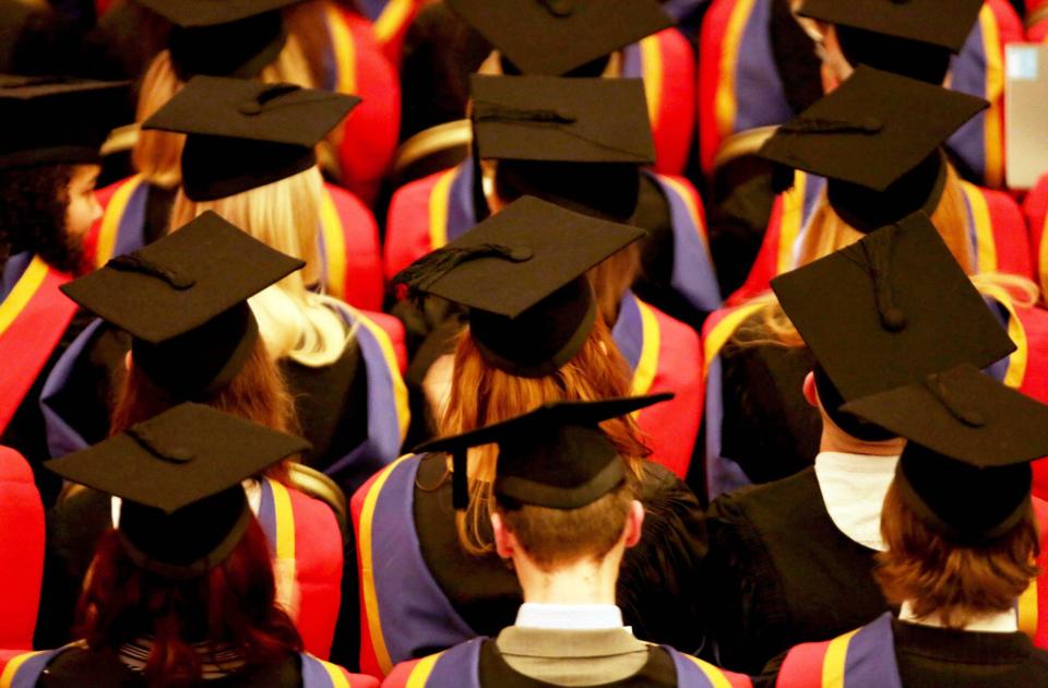 Only 57 per cent of graduates hired by companies had a state-school education – compared to 91 per cent across the population: PA