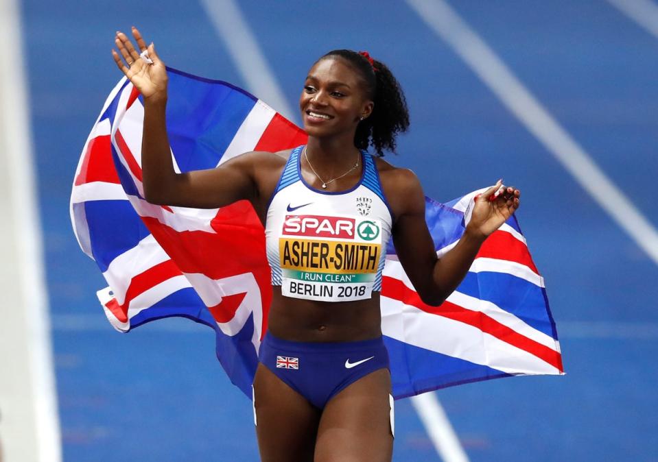 Great Britain’s Dina Asher-Smith retained European 200m gold in Berlin four years ago (Martin Rickett/PA) (PA Archive)