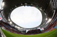 Soccer Football - World Cup - Group C - France vs Peru - Ekaterinburg Arena, Yekaterinburg, Russia - June 21, 2018 General view inside the stadium during the match REUTERS/Jason Cairnduff