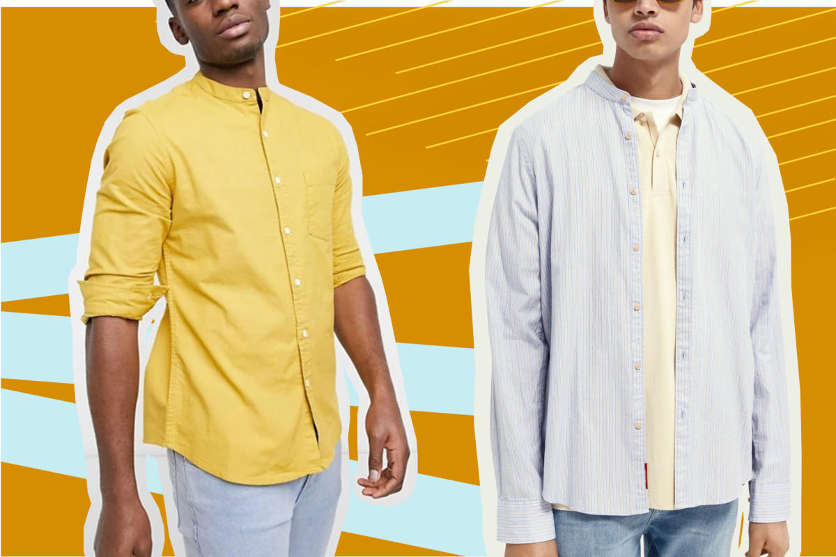 What is the difference between a Band Collar vs. Collarless Shirt?