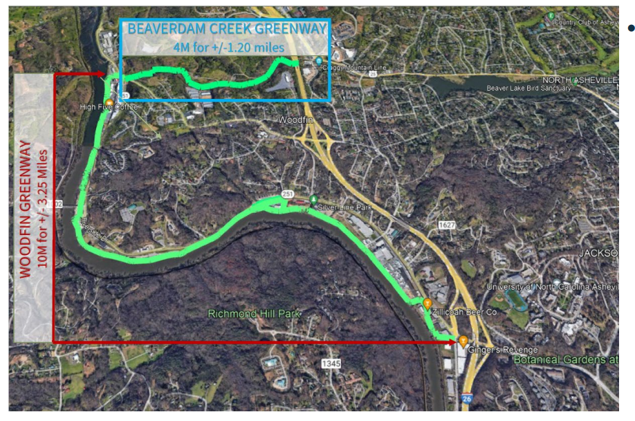 Woodfin Greenway project plans.