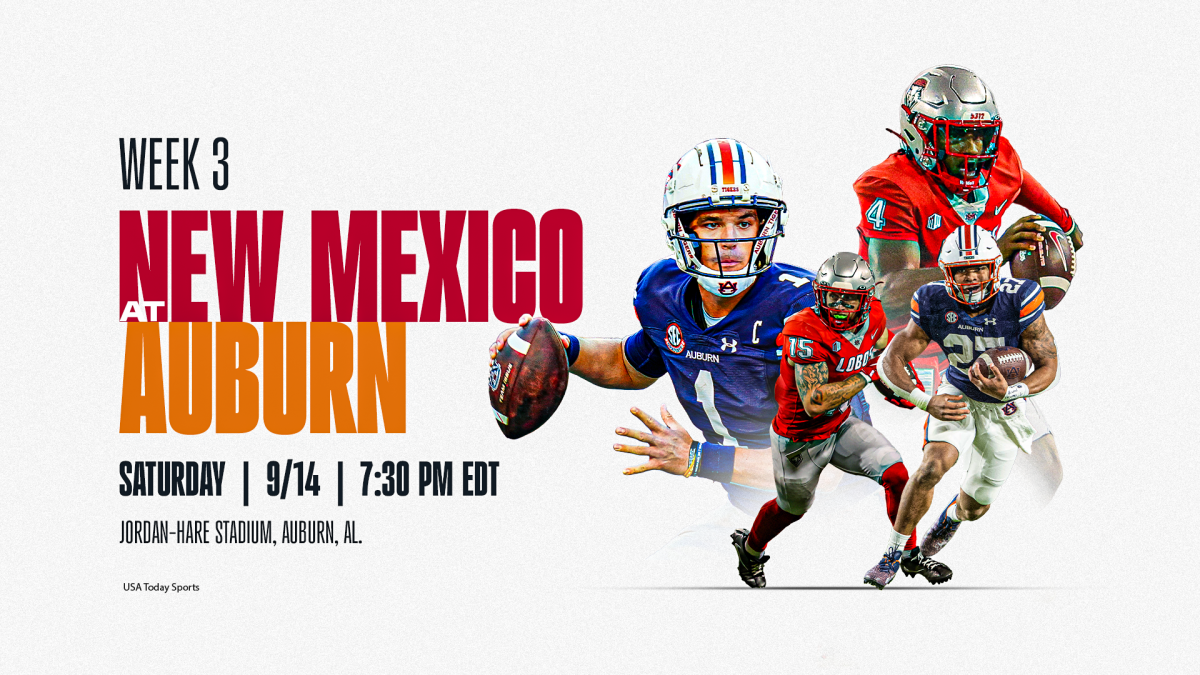 What channel is Auburn vs New Mexico on today? Time, TV schedule for week three’s game