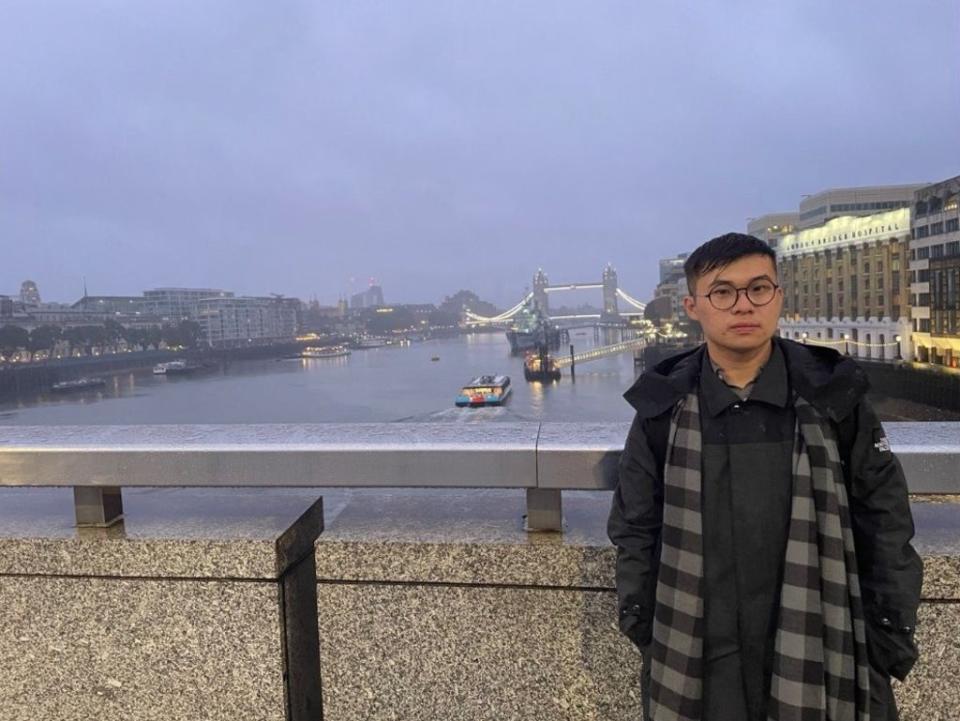 Hei Yin Ngan, 19, who fled Hong Kong after being apprehended by police following his involvement in pro-democracy protests, is now struggling in the UK asylum system because he does not qualify for a BNO visa due to his age  (Natural)