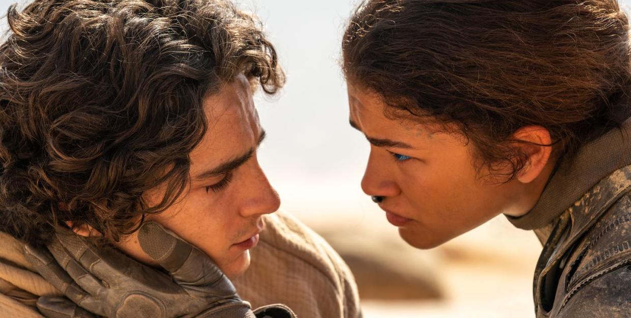 timothee chalamet, zendaya, dune part two