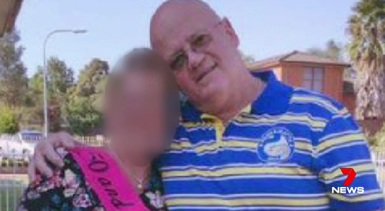 Wayne Greenhalgh was stabbed with a large hunting knife. Photo: 7News.