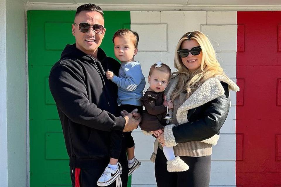<p>Mike Sorrentino/Instagram</p> Mike Sorrentino and Wife Lauren reveal the sex of baby No. 3.
