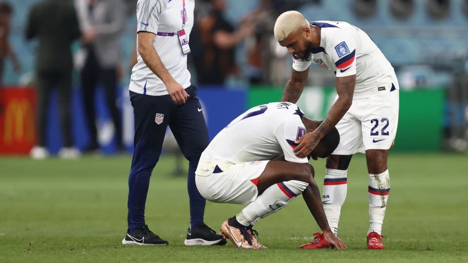 The USA crashed out of the 2022 World Cup after losing 3-1 against the Netherlands. - James Williamson/AMA/Getty Images