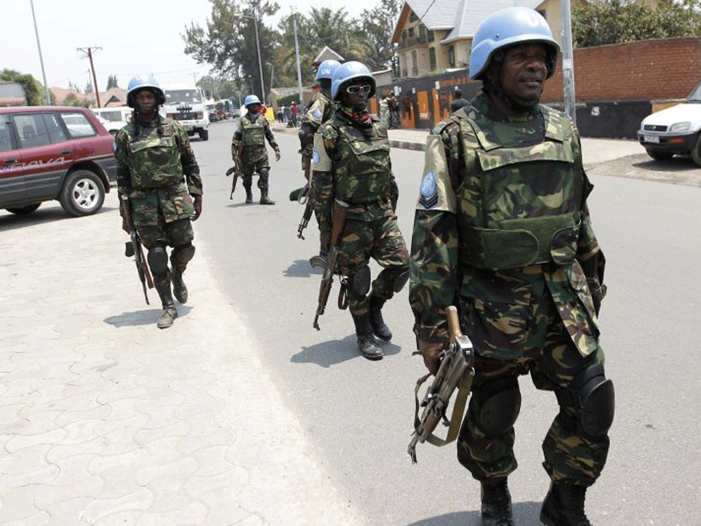 UN peacekeepers patrolling Congo's border with Rwanda in 2013: Reuters