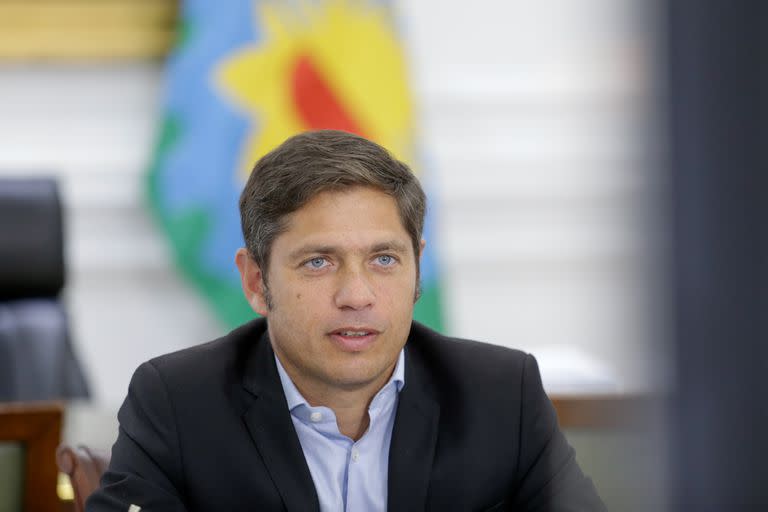 El gobernador bonaerense, Axel Kicillof