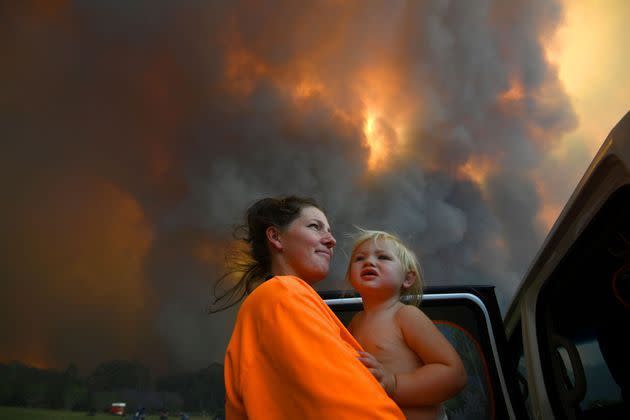 <p>L'Australie en proie aux flammes</p>