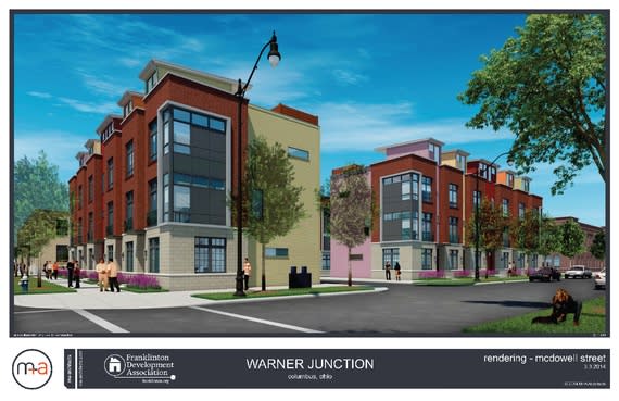 Townhouse project known as Warner Junction (m+a Architects)