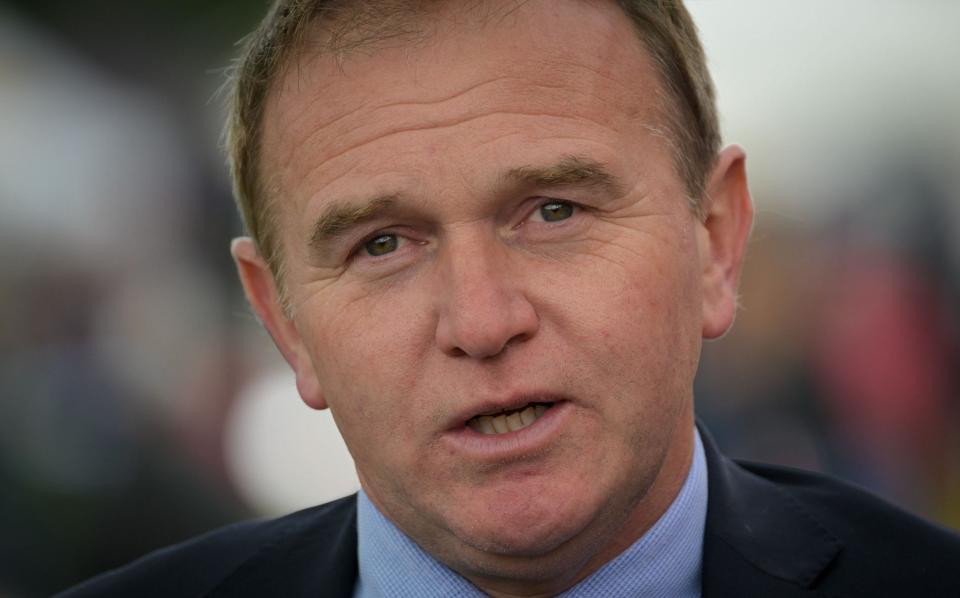 George Eustice, the Environment Secretary, will on Monday deliver a speech on food security at the James Hutton Institute in Scotland - Finnbarr Webster 