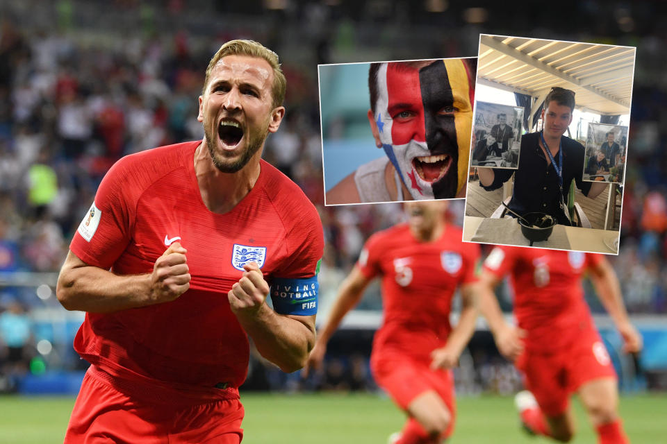 Our reporter Pete Hall went out searching for Belgium fans while keeping an eye on England’s excellent win.