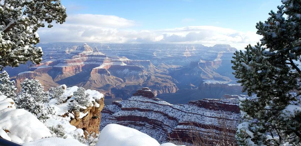 grand canyon during the winter