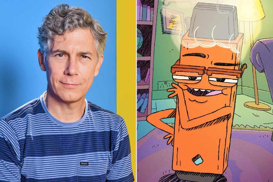 <p>Irvin Rivera/Getty; Courtesy of Truth</p> Chris Parnell voices a 