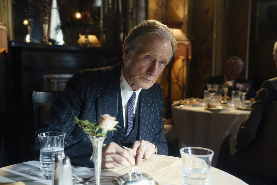 This image released by Sony Pictures Classics shows Bill Nighy in a scene from "Living." (Ross Ferguson/Sony Pictures Classics via AP)