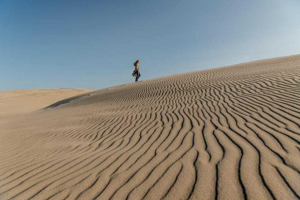 The shifting dunes consist of 3.5 million cubic metres of sand (Mette Johnsen)