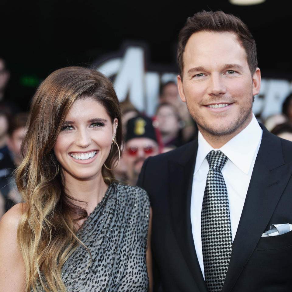 Katherine Schwarzenegger and Chris Pratt (Rich Polk / Getty Images for Disney)